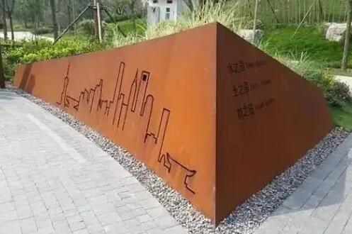 贵港耐候钢挡土墙
